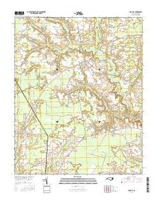 Oak City 2016 topographic map thumbnail