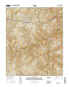 Oakboro 2016 topographic map thumbnail