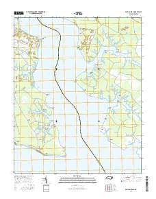 Pamlico Beach 2016 topographic map thumbnail
