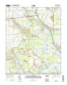 Pantego 2016 topographic map thumbnail