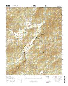 Peachtree 2016 topographic map thumbnail