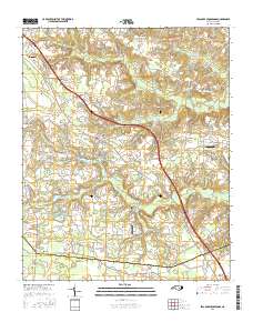 Peacocks Crossroads 2016 topographic map thumbnail