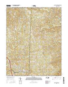 Pilot Mountain 2016 topographic map thumbnail
