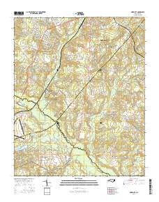 Pinebluff 2016 topographic map thumbnail