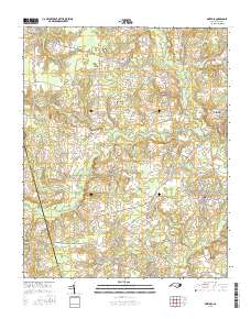 Pinetops 2016 topographic map thumbnail