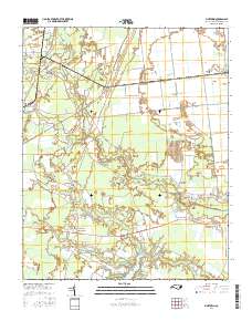 Pinetown 2016 topographic map thumbnail