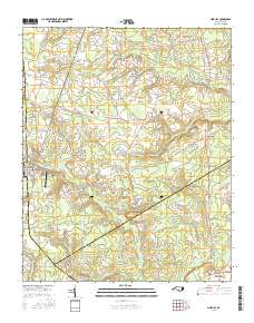 Pink Hill 2016 topographic map thumbnail
