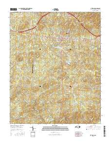 Pittsboro 2016 topographic map thumbnail