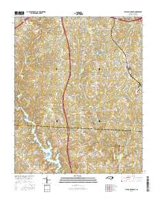 Pleasant Garden 2016 topographic map thumbnail