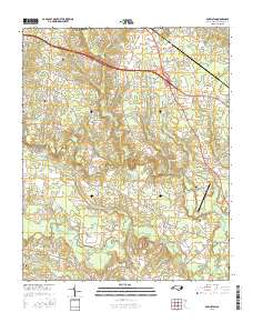 Powhatan 2016 topographic map thumbnail