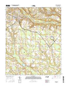 Raeford 2016 topographic map thumbnail