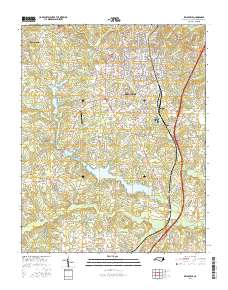 Reidsville 2016 topographic map thumbnail