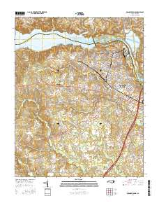 Roanoke Rapids 2016 topographic map thumbnail