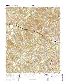 Rowan Mills 2016 topographic map thumbnail