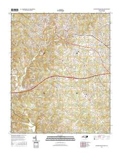 Rutherfordton South 2016 topographic map thumbnail