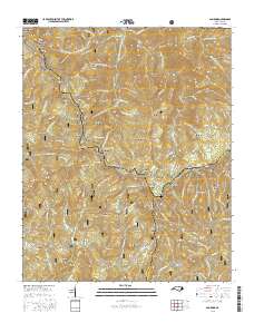 Sam Knob 2016 topographic map thumbnail