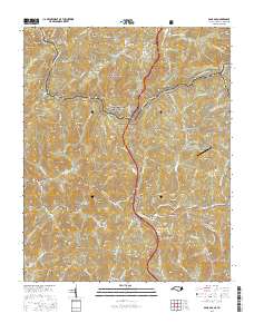 Sams Gap 2016 topographic map thumbnail