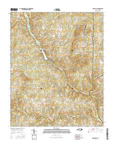 Saxapahaw 2016 topographic map thumbnail