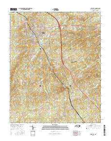 Siler City 2016 topographic map thumbnail