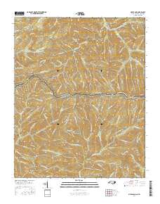 Silers Bald 2016 topographic map thumbnail