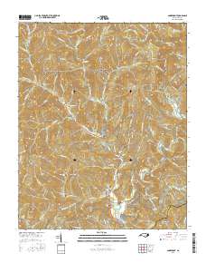 Smokemont 2016 topographic map thumbnail