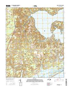 Sneads Ferry 2016 topographic map thumbnail