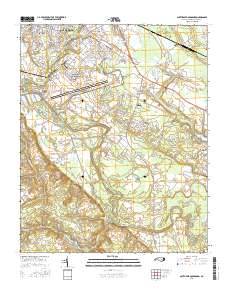 Southeast Goldsboro 2016 topographic map thumbnail