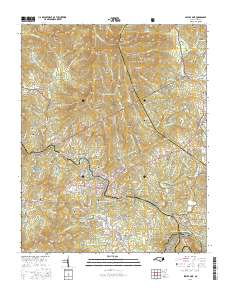 Spruce Pine 2016 topographic map thumbnail
