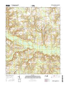 Summerlins Crossroads 2016 topographic map thumbnail