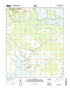 Swanquarter 2016 topographic map thumbnail