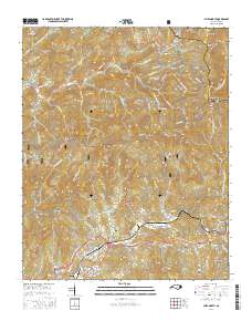 Sylva North 2016 topographic map thumbnail