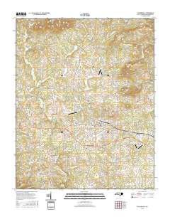 Taylorsville 2016 topographic map thumbnail