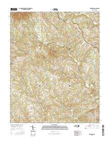 Thurmond 2016 topographic map thumbnail