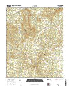 Traphill 2016 topographic map thumbnail