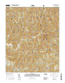 Tuckasegee 2016 topographic map thumbnail