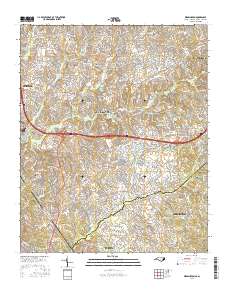 Weddington 2016 topographic map thumbnail