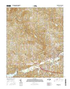 Wilkesboro 2016 topographic map thumbnail
