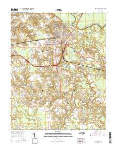 Williamston 2016 topographic map thumbnail