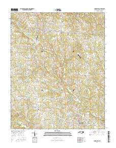 Yadkinville 2016 topographic map thumbnail