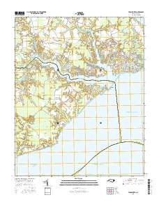 Yeopim River 2016 topographic map thumbnail