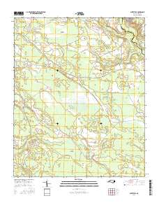 Autryville 2016 topographic map thumbnail