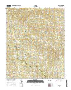 Bunn West 2016 topographic map thumbnail