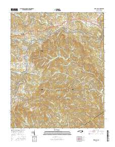 Deep Gap 2016 topographic map thumbnail