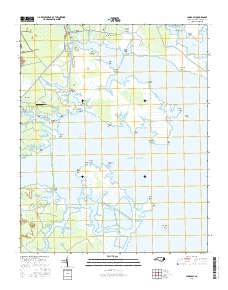 Jones Bay 2016 topographic map thumbnail