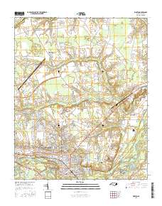 Kinston 2016 topographic map thumbnail