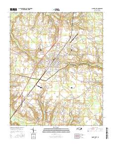 Mount Olive 2016 topographic map thumbnail
