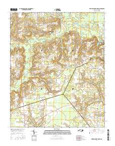 Newton Grove North 2016 topographic map thumbnail
