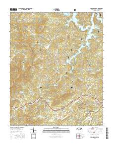 Persimmon Creek 2016 topographic map thumbnail
