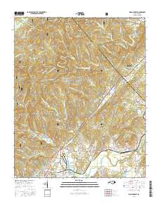 Pisgah Forest 2016 topographic map thumbnail