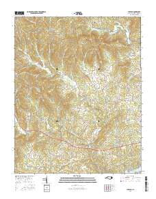 Purlear 2016 topographic map thumbnail